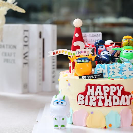 儿童款式超级飞侠蛋糕 商品图1