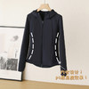 丁摩 LU家，巨显瘦！春秋修身双拉链开衫空气棉卫衣连帽外套女上衣5ZF-52027 商品缩略图2