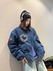D100407把黑桃放进黑八里！联名款翻领牛仔夹克 商品缩略图6