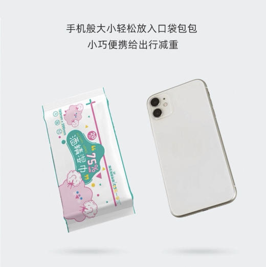 海氏海诺乙醇湿巾20抽装 商品图2