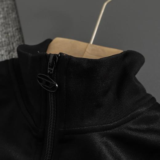 D100408拼色立领拉链夹克外套赛车服夹克 商品图3