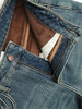【加绒加厚】复古蓝直筒牛仔裤女 高腰显瘦 冬季宽松百搭做旧水洗阔腿长裤 商品缩略图3