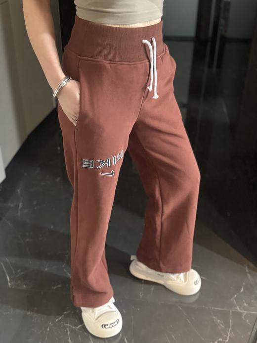 耐家运动加绒系带舒适高腰阔腿针织运动裤 女款（FV 7685） 商品图5