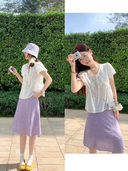 <曾小咸推荐>4.6现货秒杀！微信超特价！ 紫色半身裙 日常119.99 立减70 秒杀49.99！白色衬衫短袖 日常139.99 立减80 秒杀59.99！ 商品图13