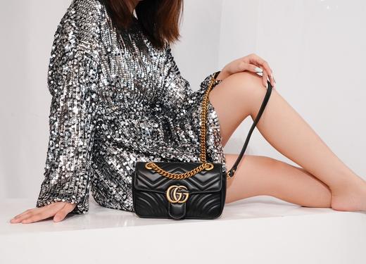 预售：PS10天发货  𝐆𝐆 𝐌𝐚𝐫𝐦𝐨𝐧𝐭 黑色  22CM 小号 （MM） 商品图4