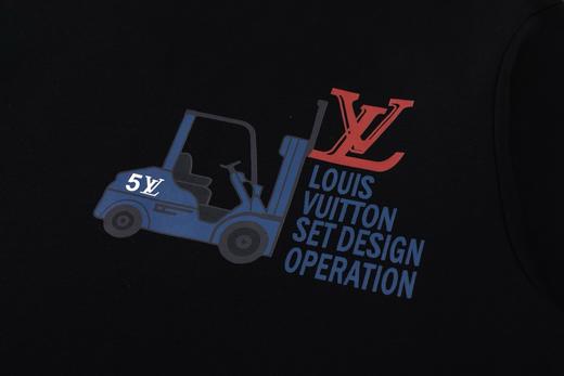 Louis Vuitton /路易威登  23ss小汽车印花棉质圆领卫衣 商品图5