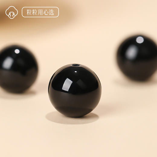 钻石豪门3000积分天然黑玛瑙散珠手串（10mm） 商品图1