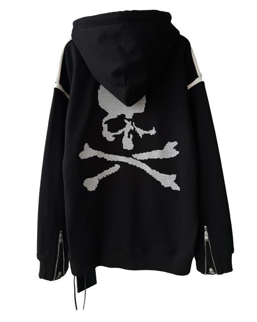 中性款刺绣织带连帽外套 商品图1