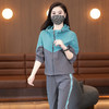 SP7-2567 2025春秋季新款女款长袖运动休闲套装POLO领透气舒适宽松运动服 商品缩略图3