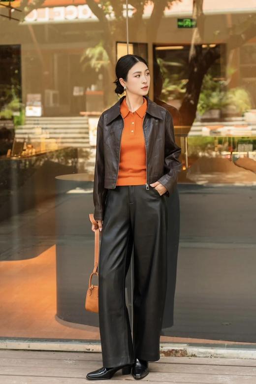 复古宽松机车皮夹克 ME4062 商品图13