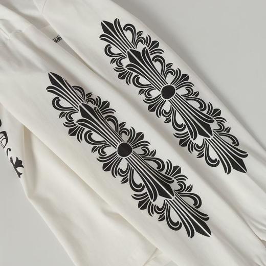 中性款口袋印花长袖T恤C01 商品图2