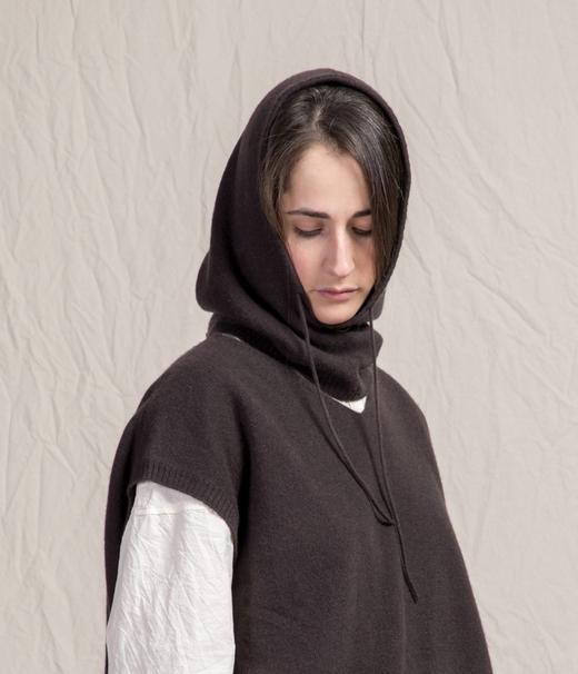 ALBUM DI FAMIGLIA 羊绒帽(CAGOULE WS) 商品图1