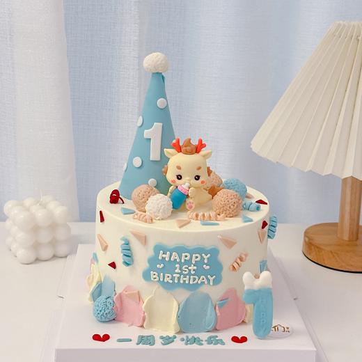 生肖玩偶生日帽(可改女宝配色)卡通蛋糕-低糖处理无添加 商品图4