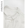 余潇潇【高智格调】时尚百搭醋酸混纺复古优雅简约宽松翻领衬衫 商品缩略图2