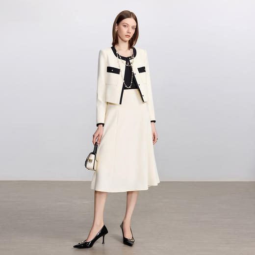 IWY/气质小香风西装外套半裙两件套女秋冬新款名媛职场穿搭正装CS2358 商品图2