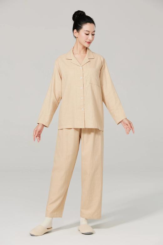 丨有机丨素道男女纱布长袖上衣SGWT0044 商品图5