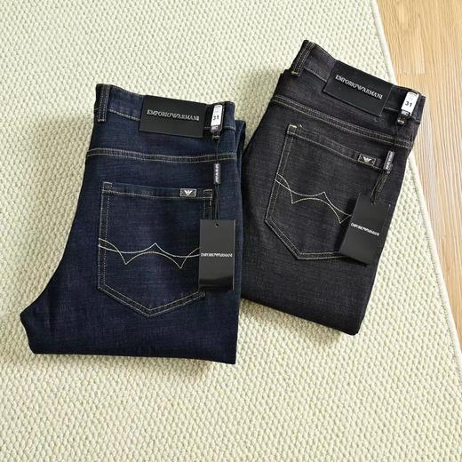 D100534秋季男士商务立体裁剪直筒牛仔裤休闲裤 商品图2