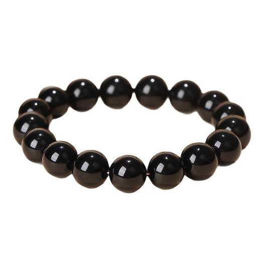 钻石豪门3000积分天然黑玛瑙散珠手串（10mm） 商品图2