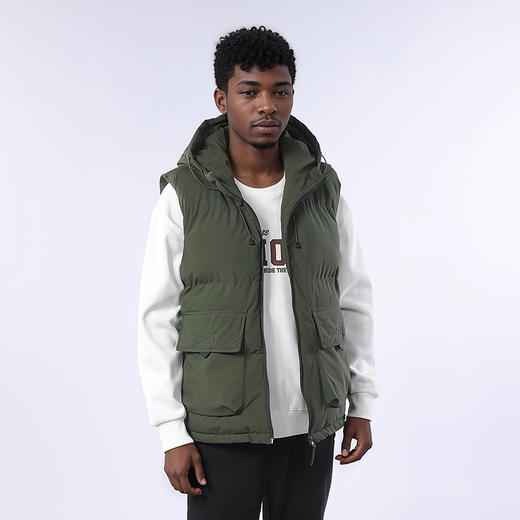 心选丨【休闲工装连帽马甲】冬季男女同款 软糯舒适保暖 商品图3