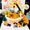 【小小工程师蛋糕】希望你在成长的路上，能如这些工程车一般，带着无畏与好奇，大胆探索世界的每一个角落，挖掘属于自己的乐趣与宝藏。（可选1/2/3磅） 商品缩略图0