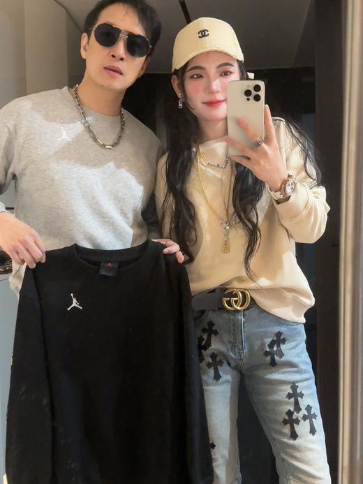 乔家纯色柔软亲肤圆领卫衣-HJ1354 商品图5