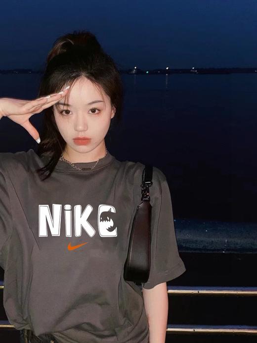 砖柜同步恐龙大logo字母系列印花情侣短袖 商品图3