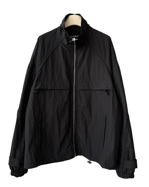 中性款刺绣皱褶夹克外套001 商品图0