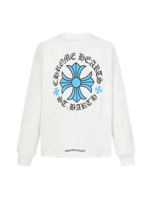 中性款口袋印花长袖T恤C01 商品图1