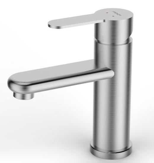 法恩莎卫浴 面盆龙头F1A8903SS-A 不锈钢拉丝 商品图0