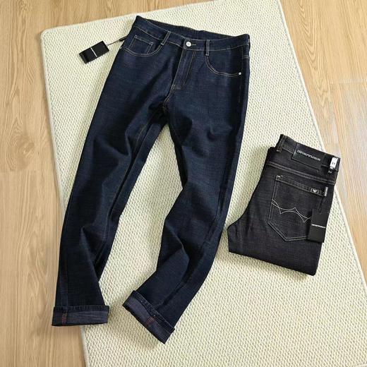 D100534秋季男士商务立体裁剪直筒牛仔裤休闲裤 商品图6