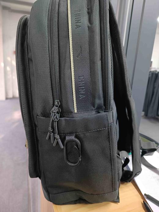 XY/安踏双肩背包男女同款户外通勤包日常百搭背包时尚纯色防泼水书包192427152R--1基础黑色 商品图2