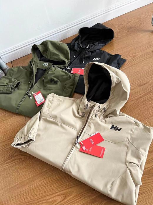 D100533秋季新品拼接连帽夹克冲锋衣防水户外休闲徒步外套 商品图3