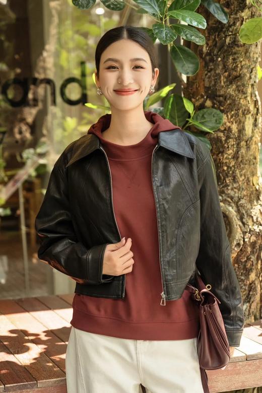 复古宽松机车皮夹克 ME4062 商品图5