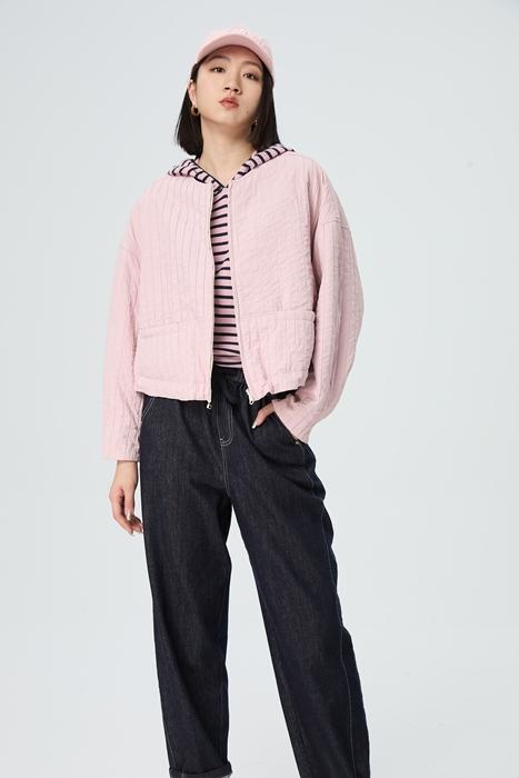 【两面穿棉服 必买】水淼大码女装2025秋冬新款休闲 两面穿棉服1166 商品图0