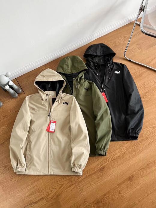 D100533秋季新品拼接连帽夹克冲锋衣防水户外休闲徒步外套 商品图0