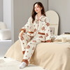 雀说睡衣女新款空气棉夹层加厚保暖舒适甜美可爱卡通女士家居服AL99101 商品缩略图2