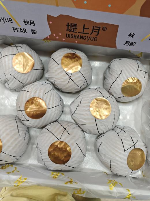 冰糖羊脂秋月梨  皮薄肉厚 果肉雪白  11.8/个约1斤上下 商品图2