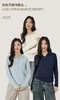 LS竹纤维女士时尚半开领帽衫2556 商品缩略图3