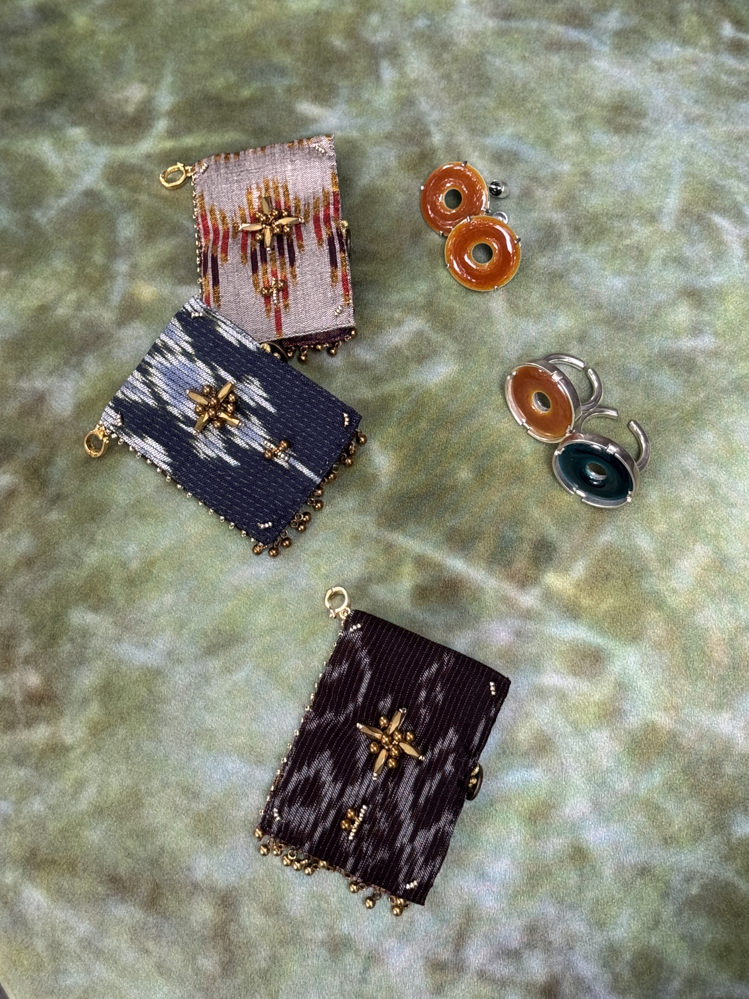 Jai  伯利恒之星2号手工织造泰丝钉珠项链