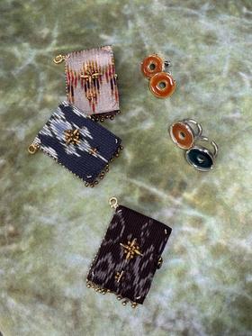 Jai  伯利恒之星2号手工织造泰丝钉珠项链