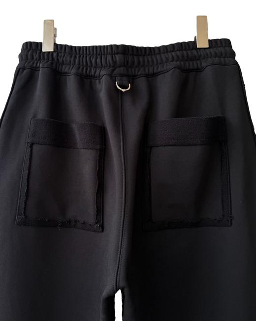 中性款刺绣毛边休闲裤长裤 商品图2