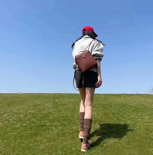 LP双肩包进口tog荔枝纹小牛皮100403 商品图3