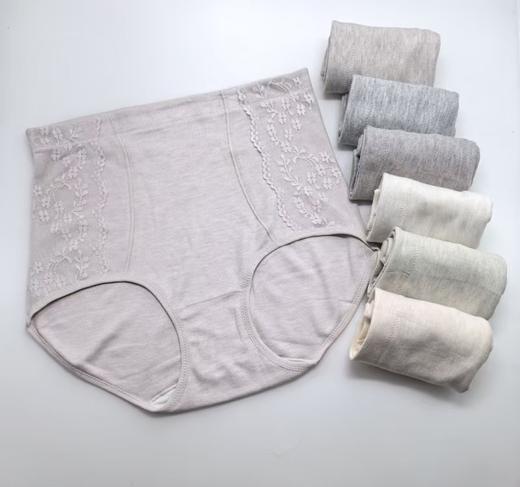 MH竹纤维女士高腰暖绒内裤36022 商品图0