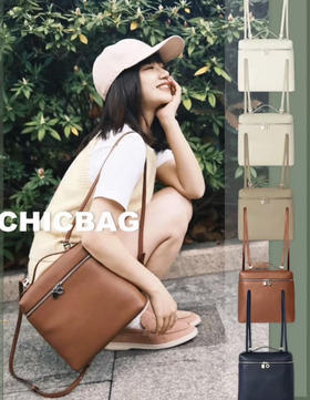 LP双肩包进口tog荔枝纹小牛皮100403