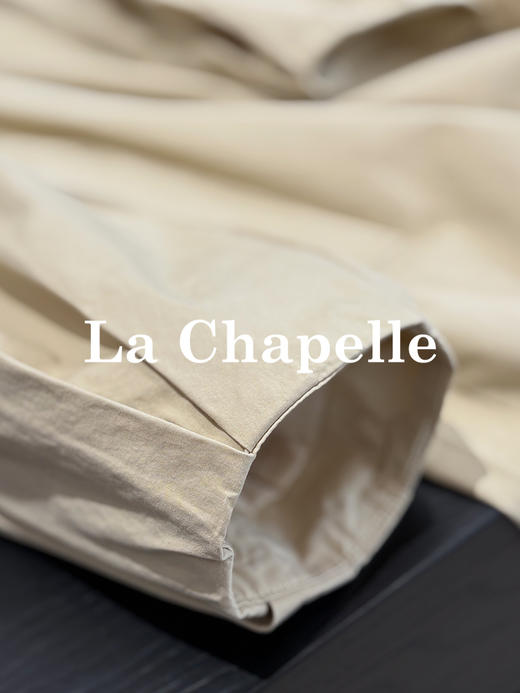 会员福利【敲重工！里外100棉】拉夏贝尔/La Chapelle简约气质纯棉风衣外套中长款英伦风别致时尚上衣 商品图5