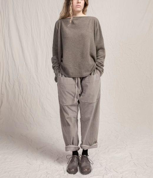 ALBUM DI FAMIGLIA 天鹅绒口袋休闲裤(BRAGHE V) 商品图0