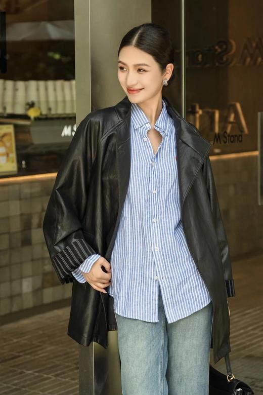 法式设计PU皮衣外套女 ME4080 商品图5