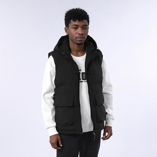 心选丨【休闲工装连帽马甲】冬季男女同款 软糯舒适保暖 商品图2