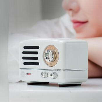 猫王收音机猫王音响小王子OTR无线便携式蓝牙音箱家用户外可爱复古小音响 纯真白 节日礼物送男生女生 商品图2