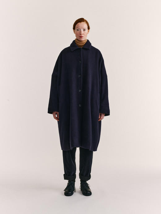 Casey Casey 25AW 深蓝色丝绒长裤 商品图1